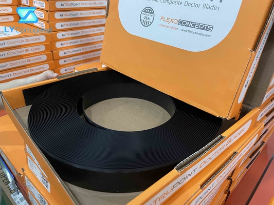 Schrägfläche 30° Flexo-Druckmaschinen-Teil-mäßige Elastizitäts-Abfallversiegelnder Tinten-Doktor Blade