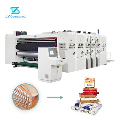 Drucker Slotter PLC Flexo, Rotationsdruck-kerbende und stempelschneidene Maschine