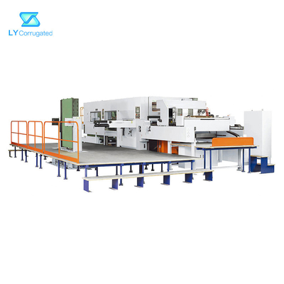 Kasten-Maschine des Karton-60KW, 1700mm Pappschachtel-stempelschneidene Maschine