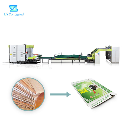 Lamellierende Maschine 1700mm 15000W der Hochgeschwindigkeitskarton-Kasten-Maschine