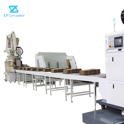 Intelligentes stapelndes Palletizer-Arm-Roboter-System für gewölbten Karton-Kasten