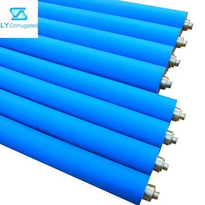 Glatte gravierte Flexo-Druck-Maschine zerteilt 12mm 14mm Simplex-Wand Gummi-Coatted-Klemmrolle
