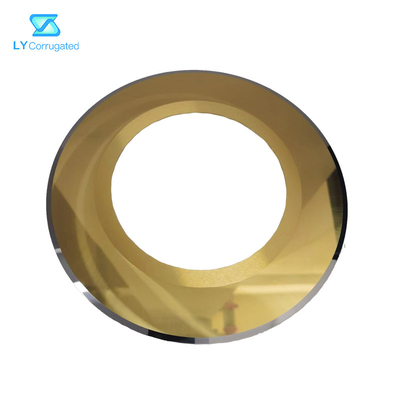 Kreisblatt des Goldbeschichtendes Hartmetall-Wellpappschneider-240x32x1.2