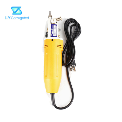 Gelbe elektrische Scheren des Gewebe-170W ringsum Ausschnitt-Blatt-tragbare Textilmaschinerie-Teile