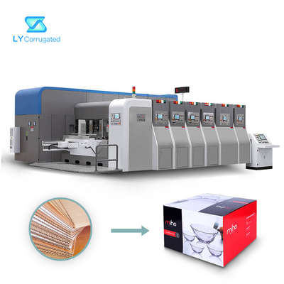6 Farb-Pappe-Flexo-Druckmaschine 900mm × einziehende 2100mm