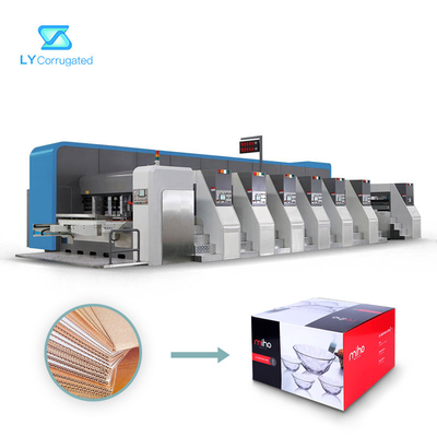 6 Farbe-Flexo-Druckmaschine, Drucknutmaschine des Karton-1100×2750