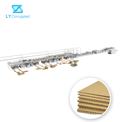 1800mm Wellpappen-Maschine vollautomatische PLC-Steuerung
